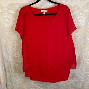 Red Dana Bachman Top XL
